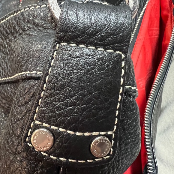 Longchamp 🇫🇷Black Textured durable Soft Leather Hobo Bag, only 23oz very light - Picture 6 of 8